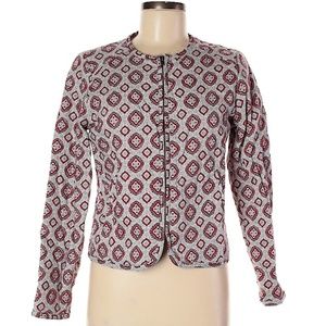 Gray and Red printed jacket